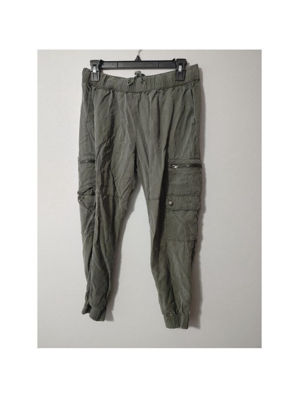Women's Banana Republic Petite Cargo Joggers MP Steel Green